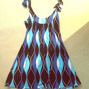 Guess tie strap mini dress!
